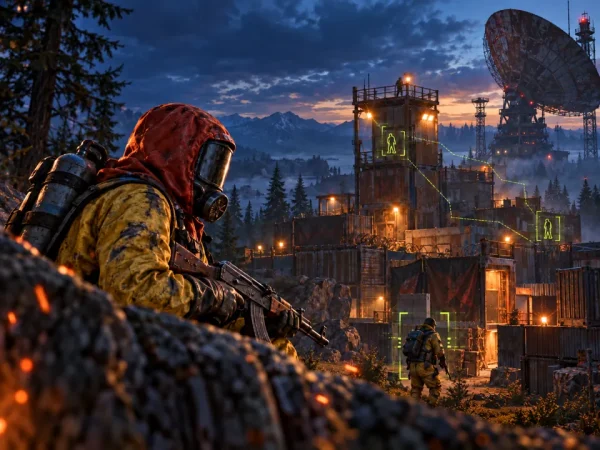 Vanguard Pack — original tactical landscape artwork, not a gameplay screenshot